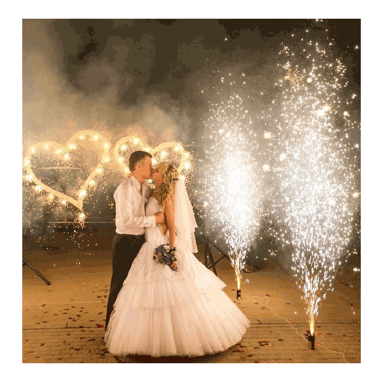 Организация пиротехнического шоу на свадьбу  Игарка | igarka.salutsklad.ru