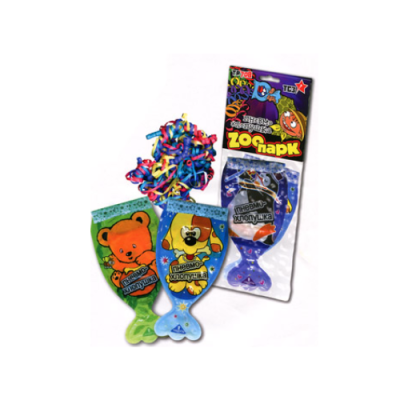 Зоопарк ТСЗ Надувная хлопушка купить в Игарке | igarka.salutsklad.ru