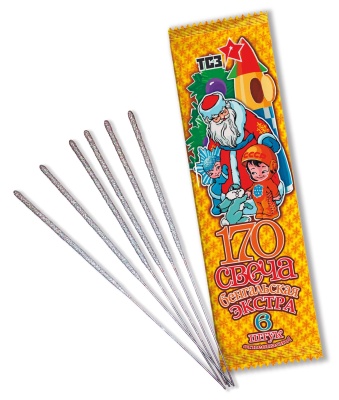 170 мм. Экстра Бенгальские огни купить в Игарке | igarka.salutsklad.ru