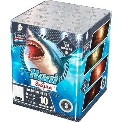 Акула Фейерверк купить в Игарке | igarka.salutsklad.ru