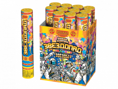 Звездопад 30 Пневматическая хлопушка купить в Игарке | igarka.salutsklad.ru