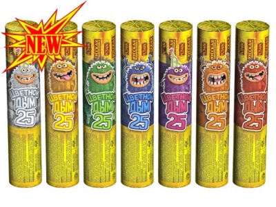 Цветной дым 25 Цветной дым купить в Игарке | igarka.salutsklad.ru