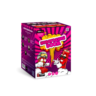 Новогодний BOOM Фейерверк купить в Игарке | igarka.salutsklad.ru